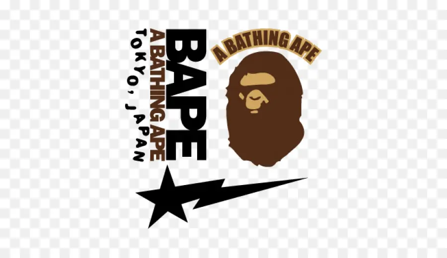 Логотип Bape，Мода PNG