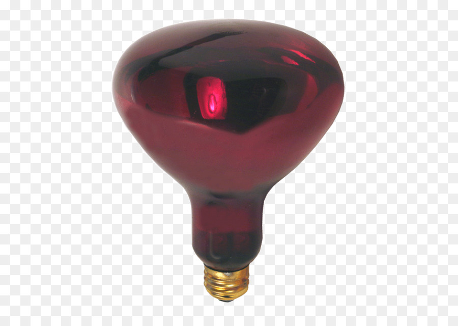 Лампа накаливания，красный PNG