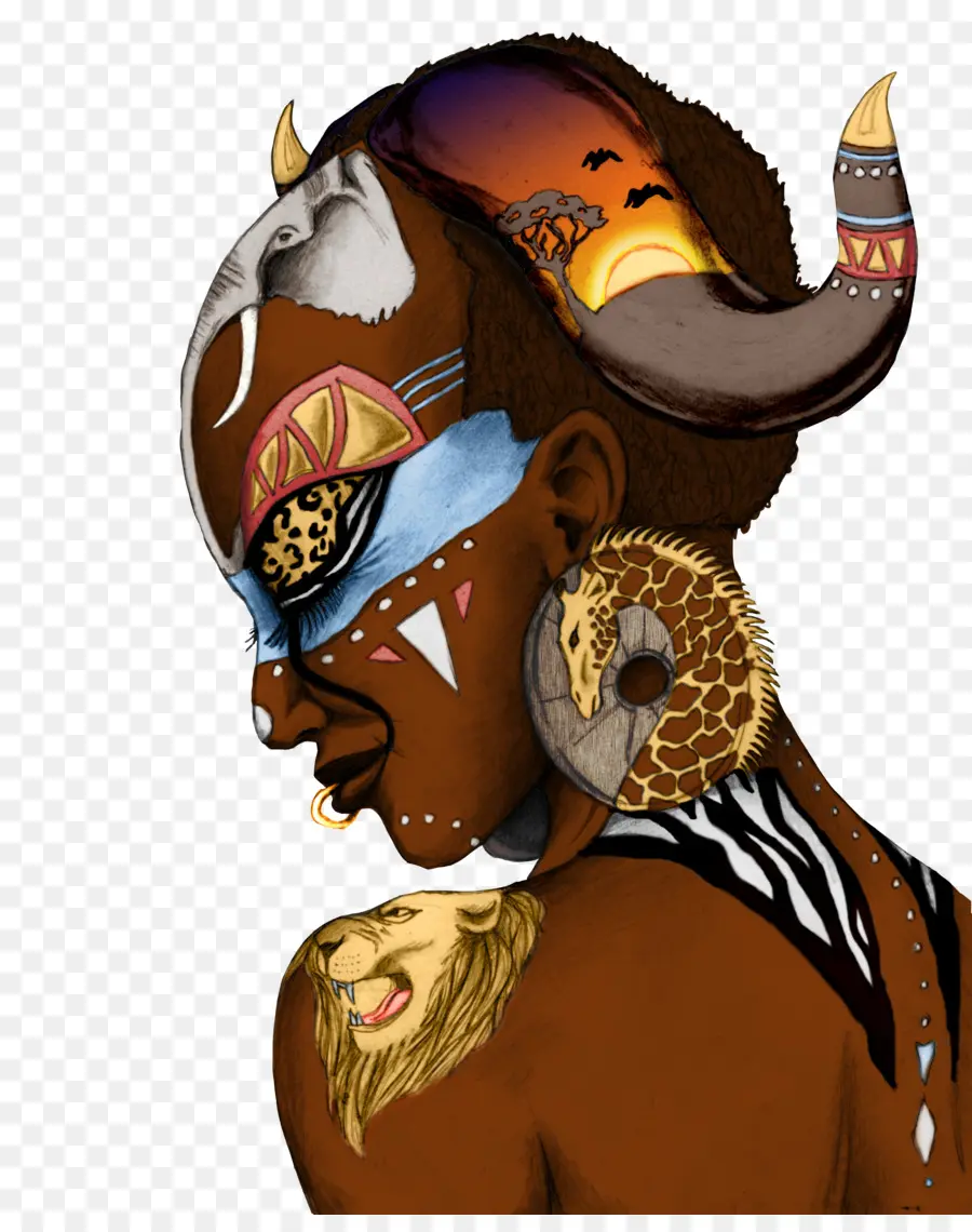 Африка，Богиня PNG
