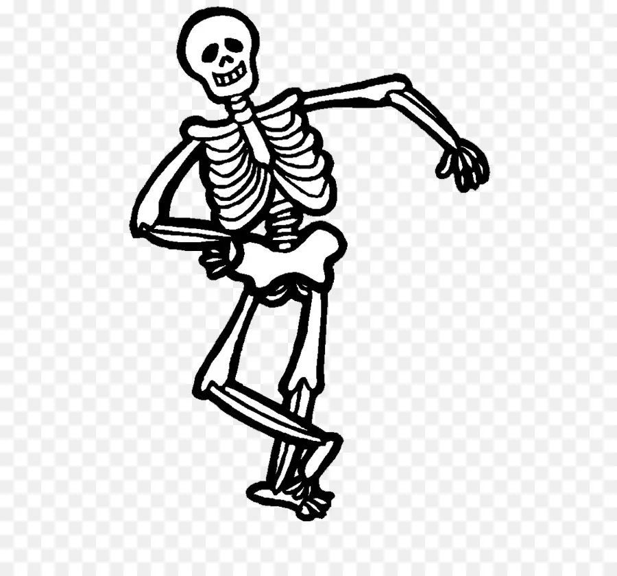 Хэллоуин，скелет PNG