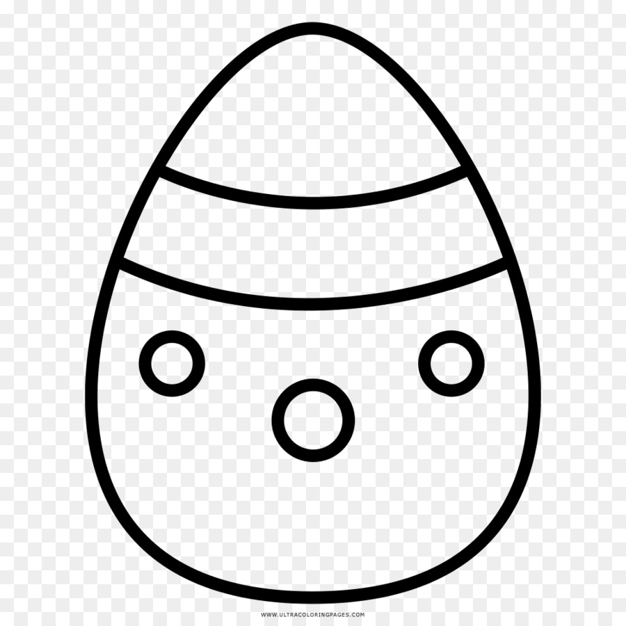 пасхальное яйцо，черный и белый PNG