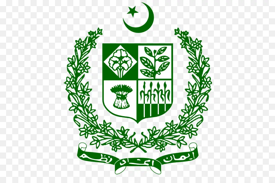 Пакистан，государственный герб Пакистана PNG