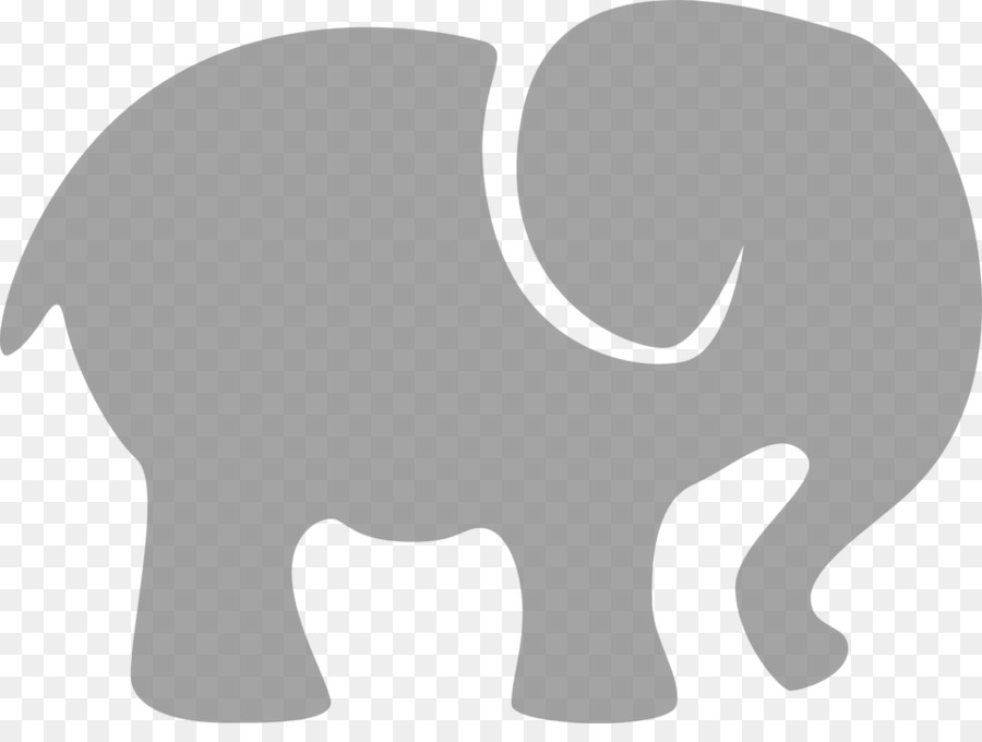 слон，серый PNG