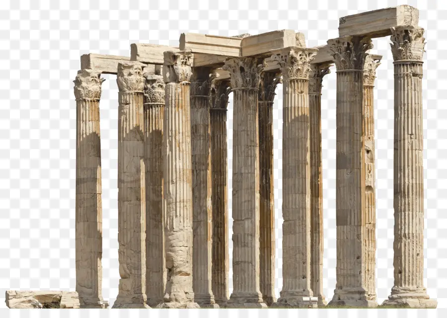 храм Зевса олимпийского в Афинах，Акрополь в Афинах PNG
