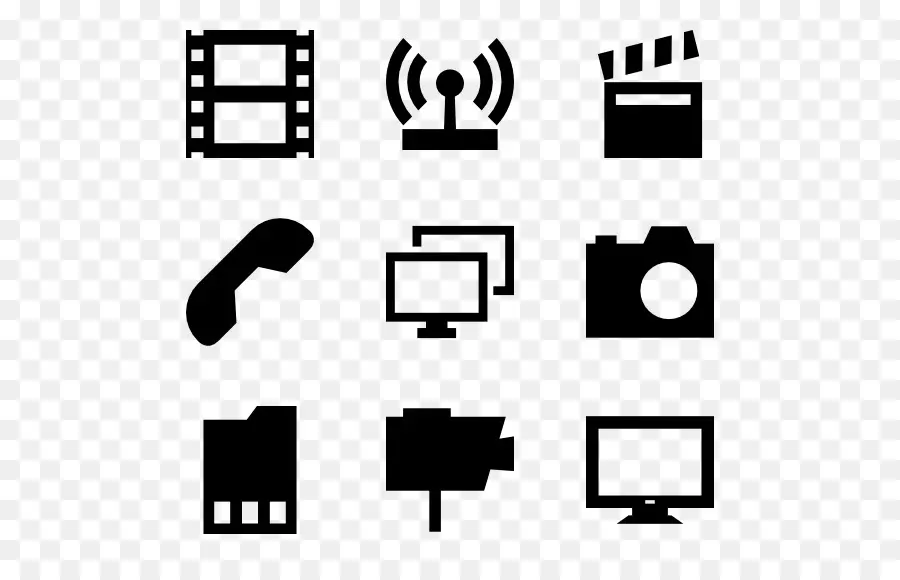 компьютерные иконки，профессиональной аудиовизуальной индустрии PNG