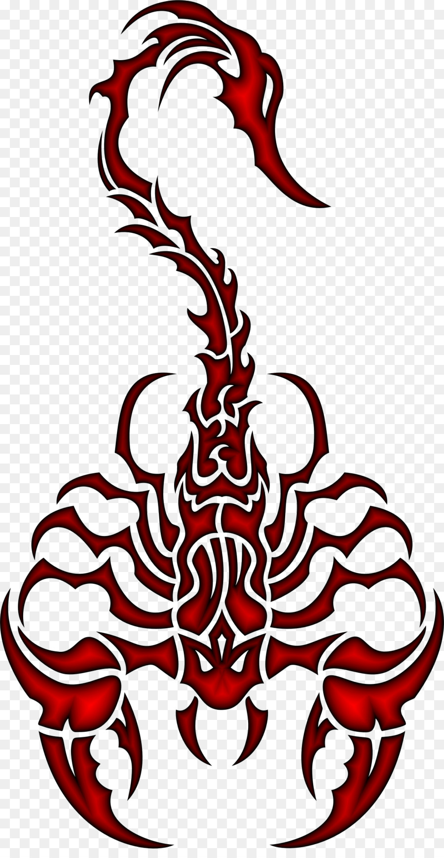 Татуировка Скорпион трайбл