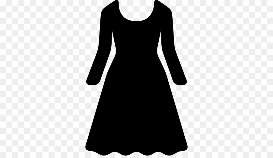 Черное платье с белым рисунком