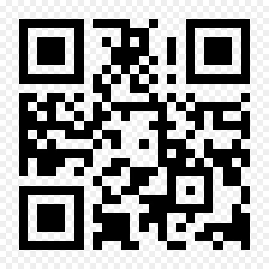 Qr код，Черное и белое PNG