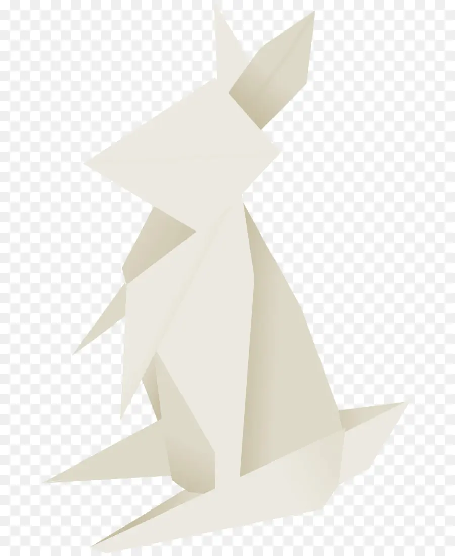 оригами，пасхальный кролик PNG