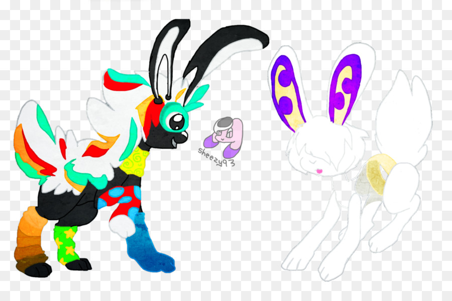 пасхальный кролик，графический дизайн PNG