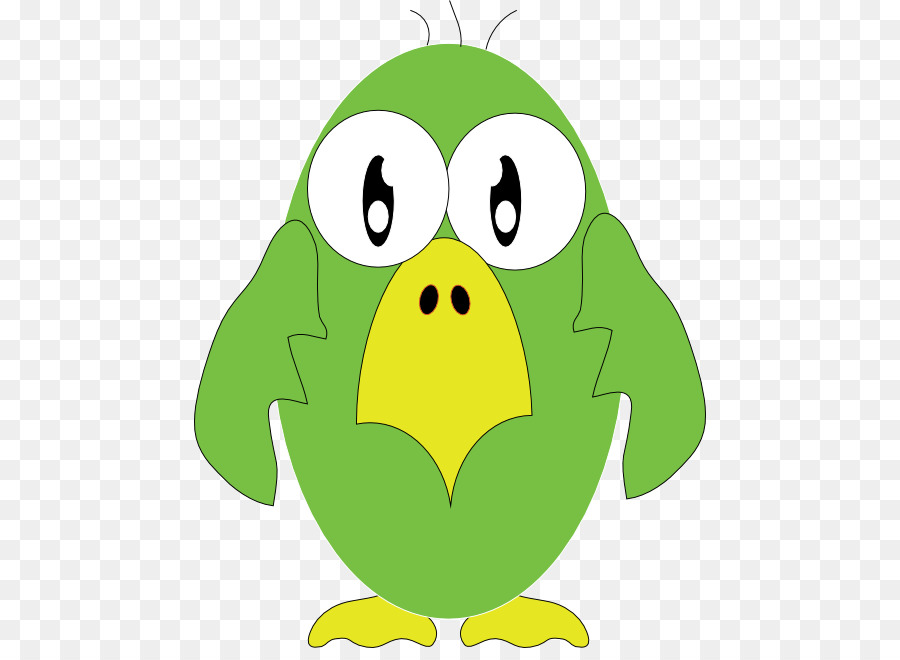 птица，зеленый PNG