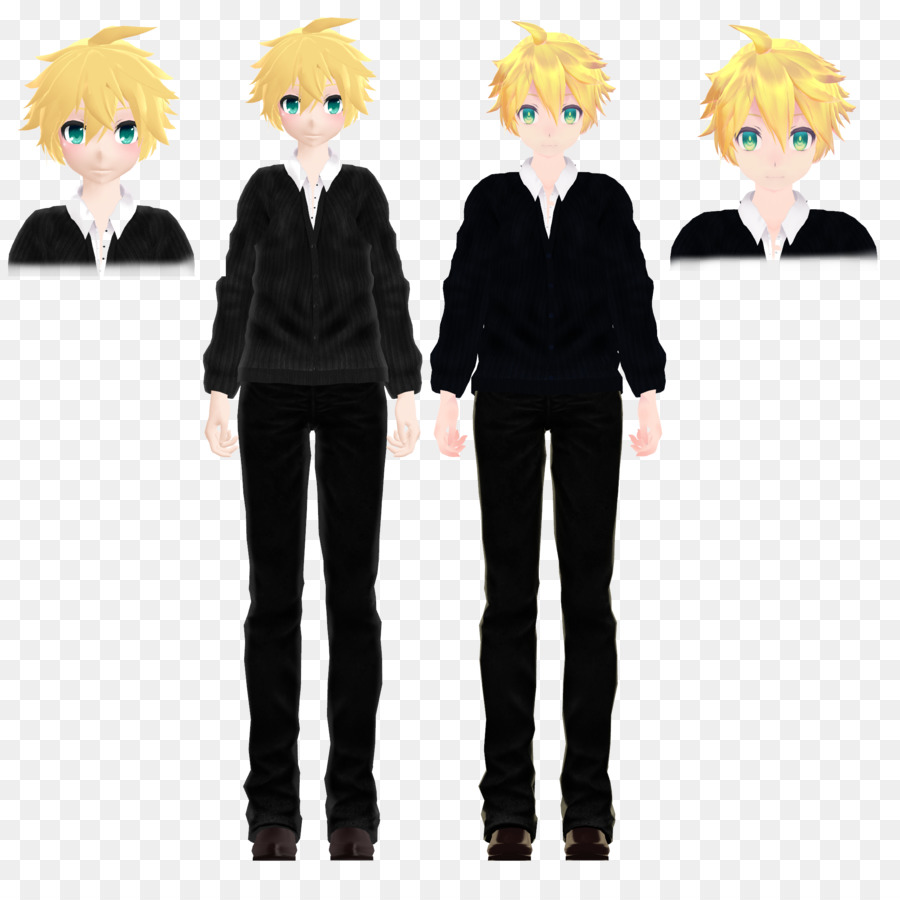 Kagamine Rinlen，Mikumikudance PNG