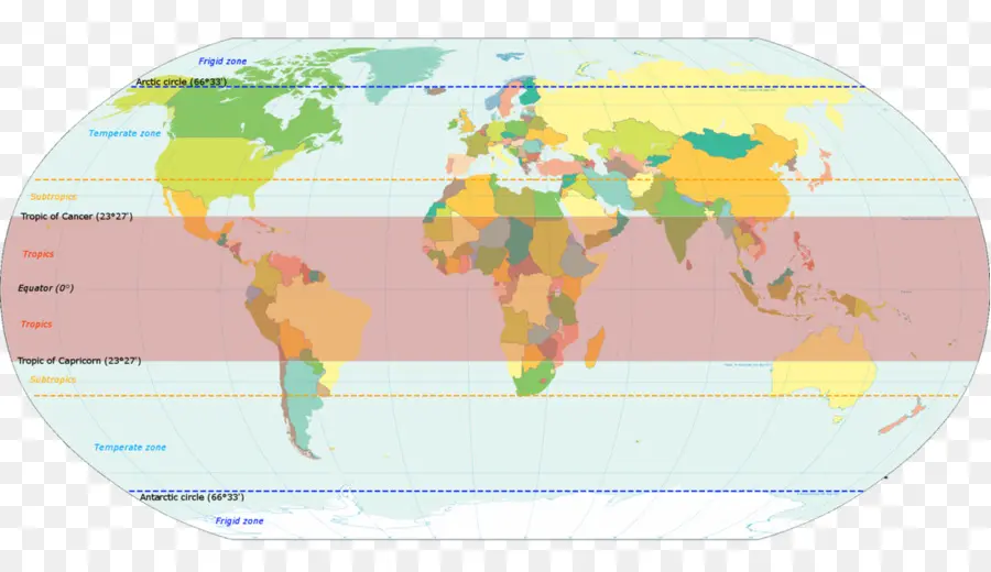 Карта мира，Тропики PNG