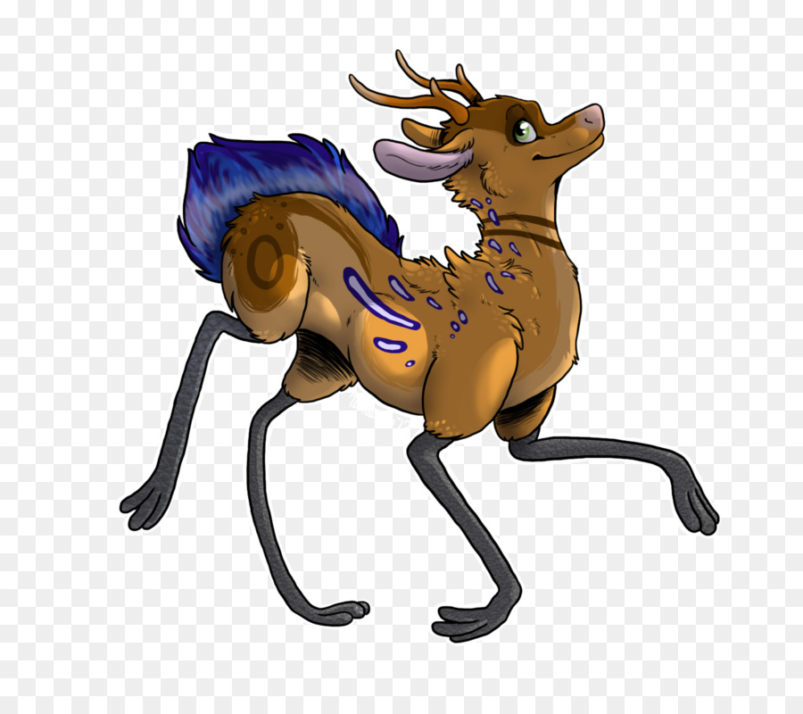 Reindeer，мультфильм PNG