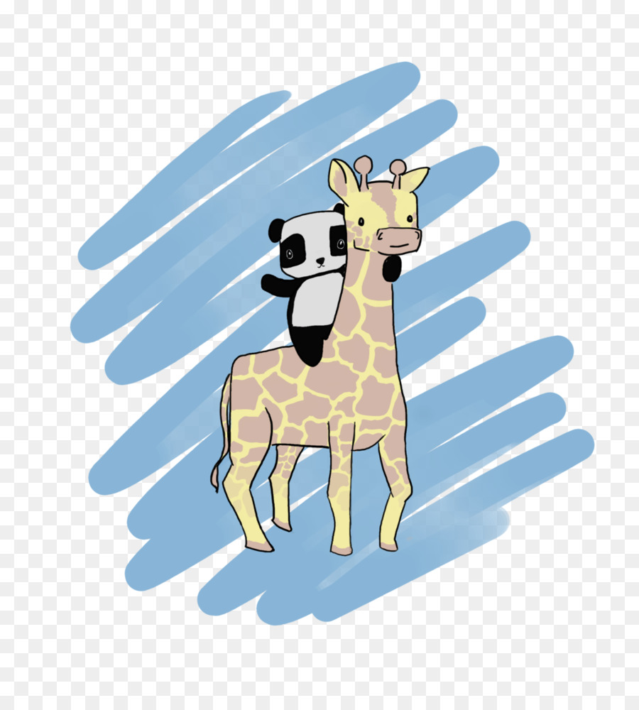 жираф，олень PNG