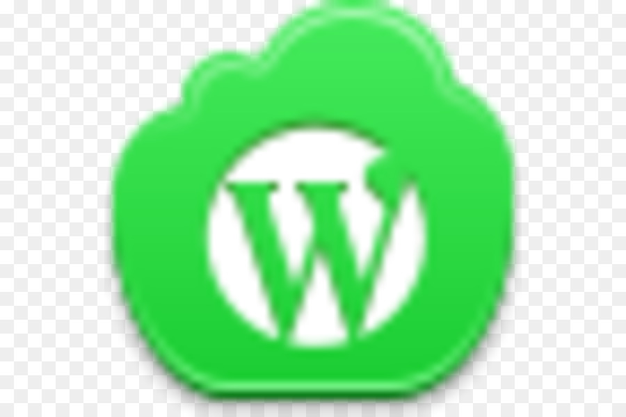 Логотип Wordpress，синий PNG