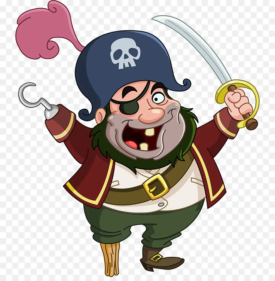 капитан крюк，сокобан пирата PNG