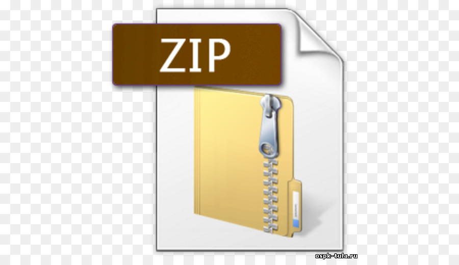 Иконка Zip файла，сжатый PNG