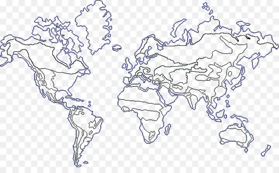 карта мира，биом PNG