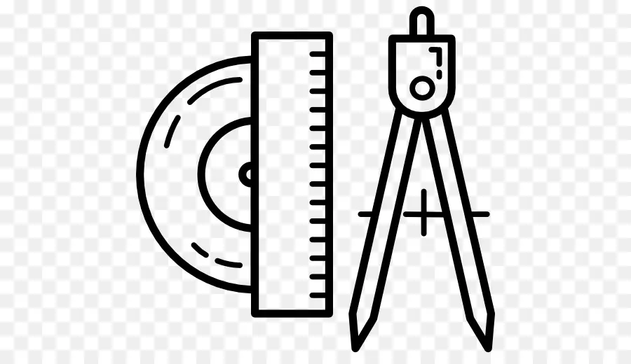 Инструменты геометрии，Правитель PNG