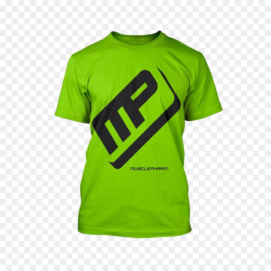 Зеленая футболка，Musclepharm PNG