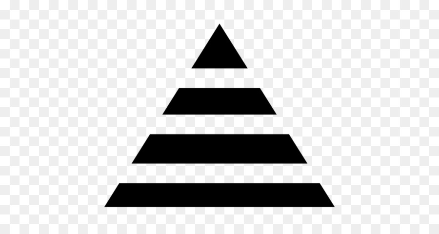 треугольник，черный и белый PNG