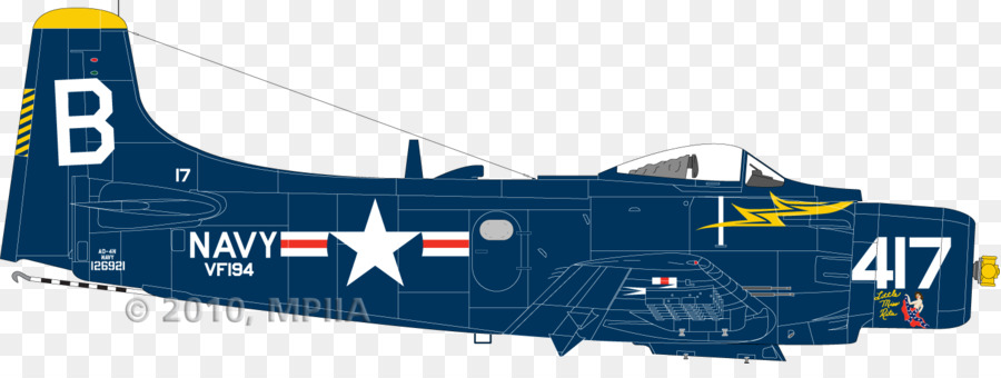 Дуглас Sbd Dauntless，Дуглас A1 Skyraider PNG