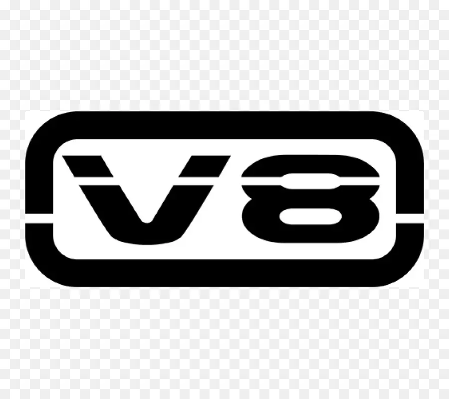 Логотип V8，V8 PNG