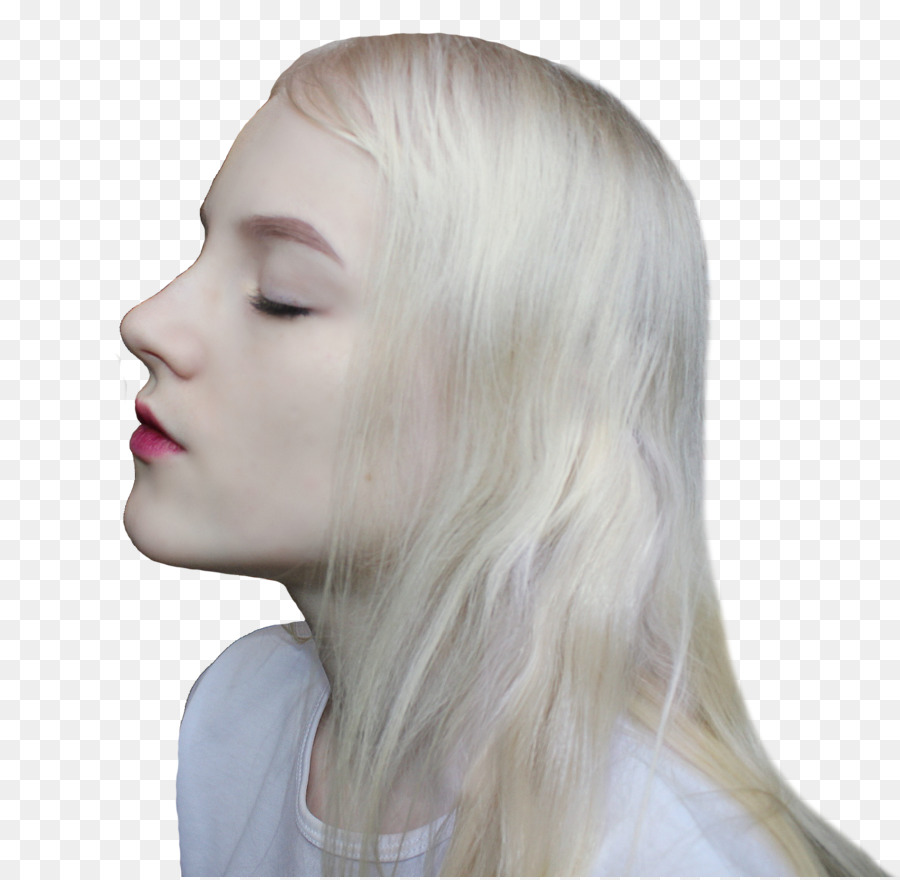 блондинка，окрашивание волос PNG