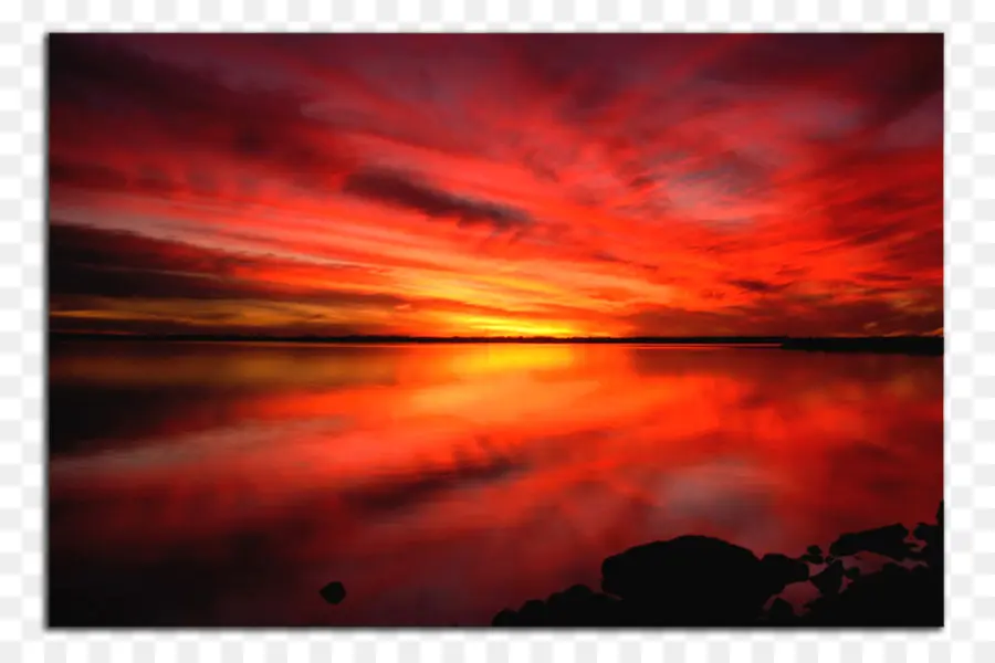 красное небо на утро，небо PNG