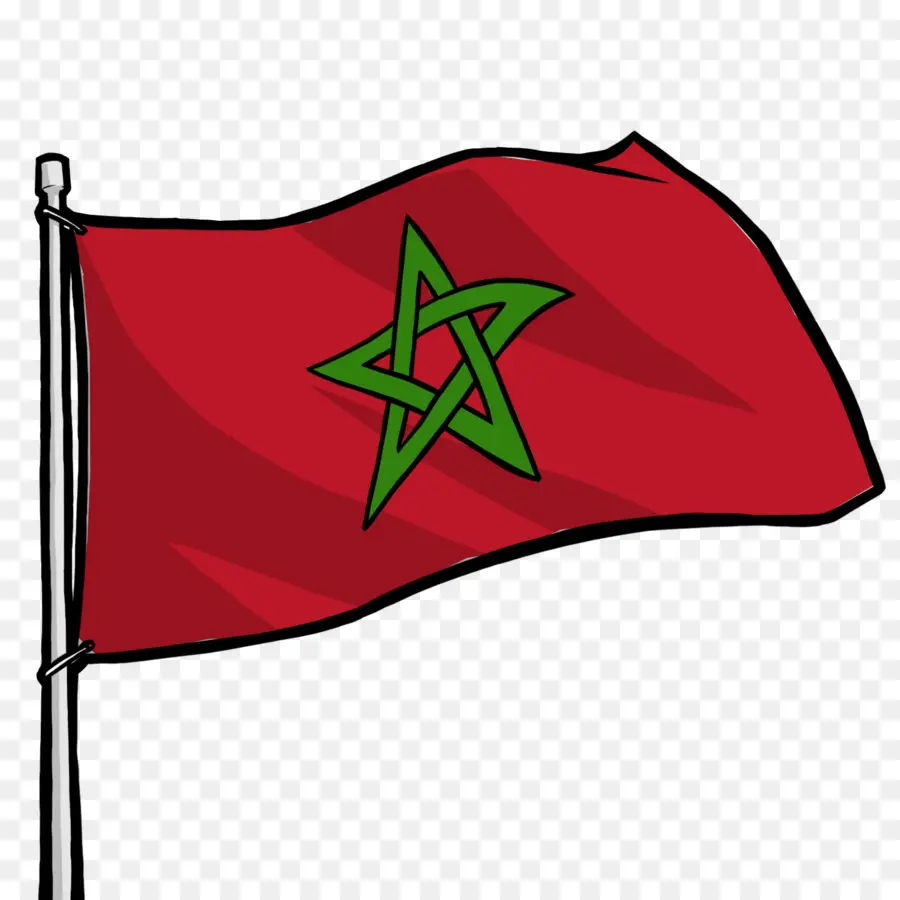 флаг Марокко，Марракеш PNG