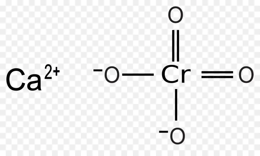 Хромат кальция，Молекула PNG