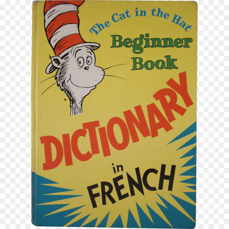 Кот в шляпе начинающих книга словарь，Кот в шляпе PNG