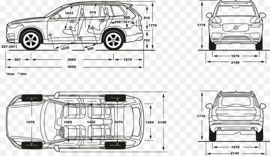 2017 Volvo Xc90，Volvo PNG