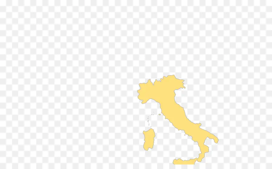 Италия，векторная карта PNG