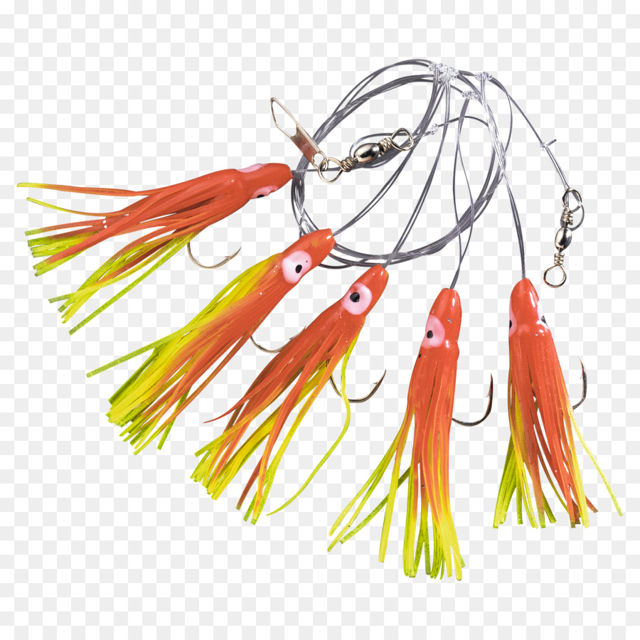 оранжевый，Handline рыбалка PNG