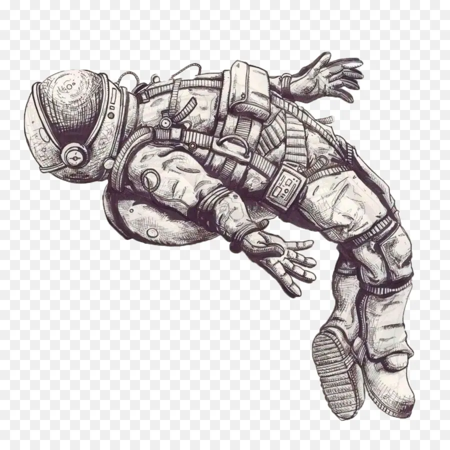 космонавт，космическая странность PNG