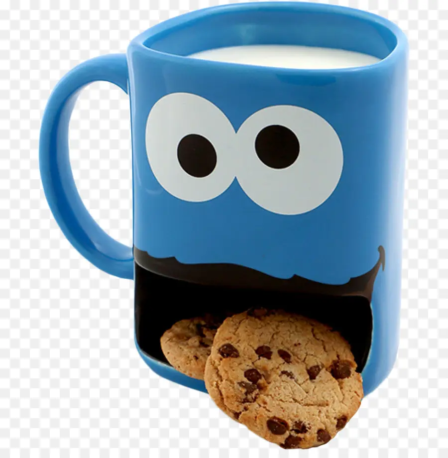 Синяя кружка，Файлы Cookie PNG