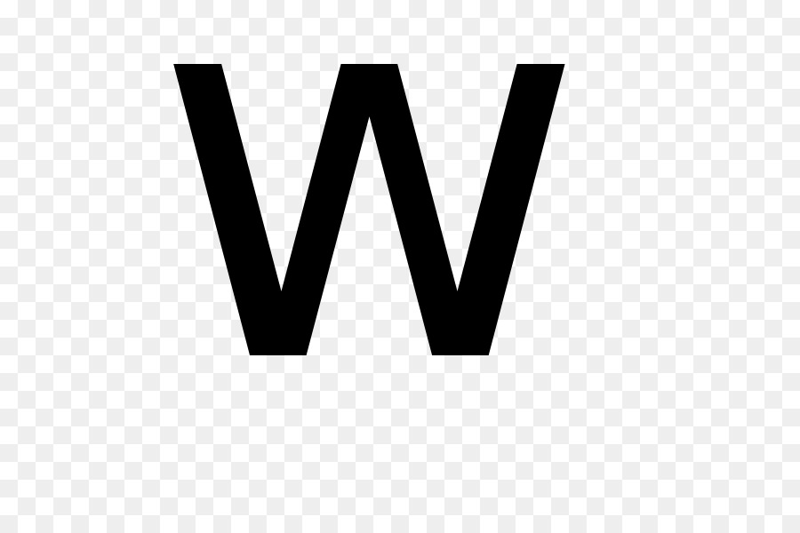 W，Letter Case PNG