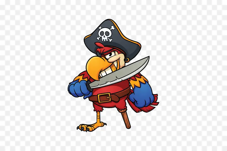 попугай，пиратский попугай PNG