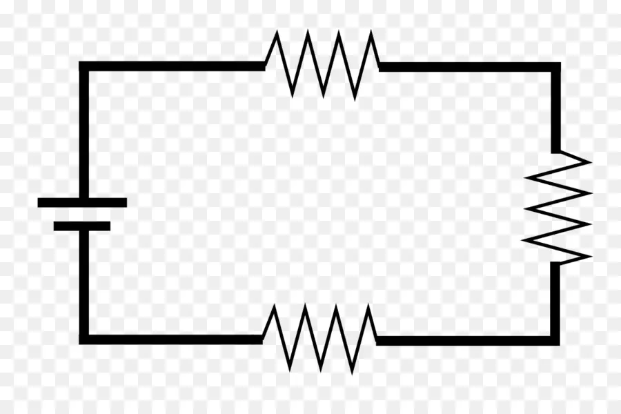 последовательное и параллельное соединение проводников，электронная схема PNG