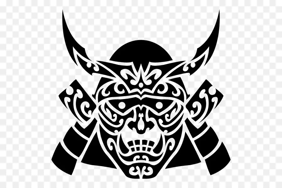 самурай，маска PNG