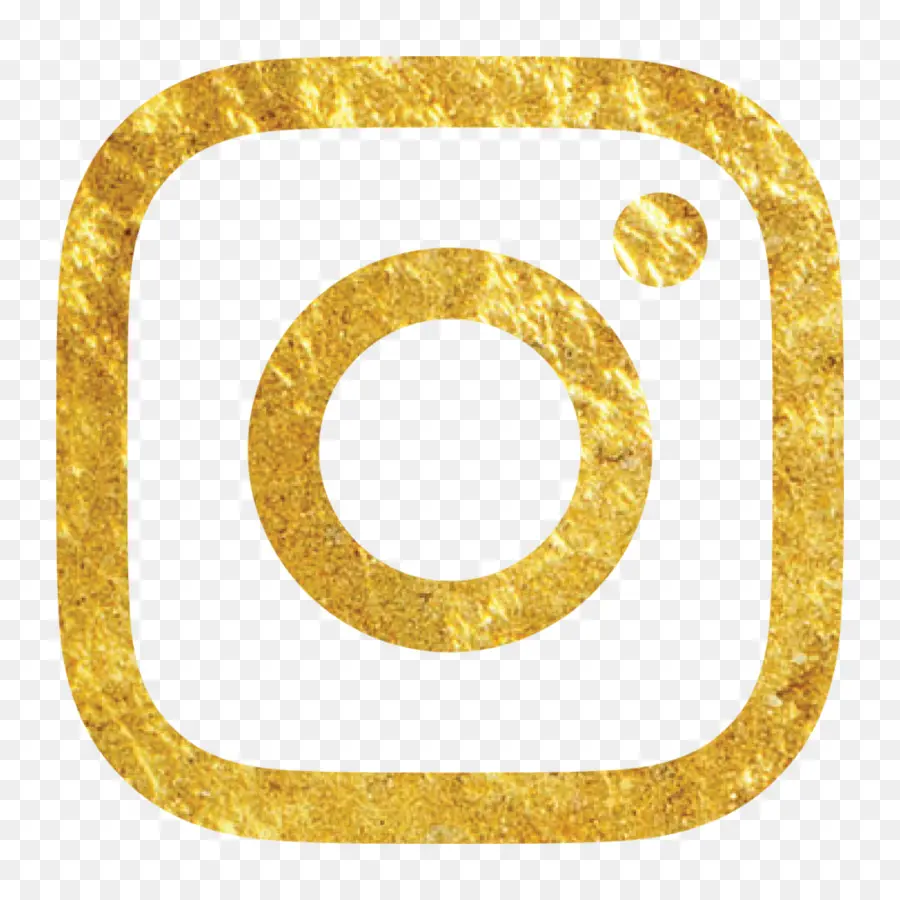 социальные медиа，золото PNG