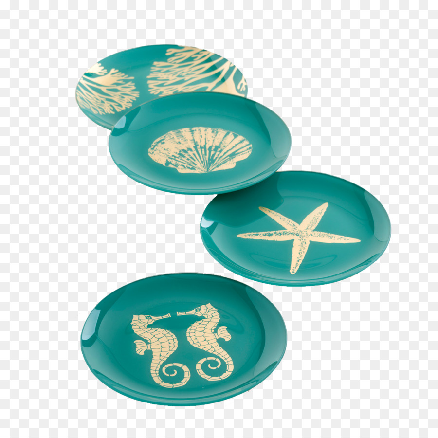 бирюзовый，Tableware PNG