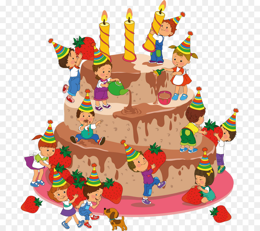 день рождения Торт，с Днем Рождения тебя PNG