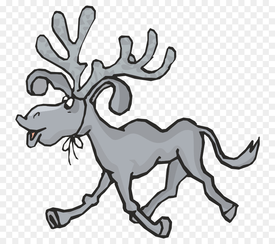 Reindeer，лось PNG