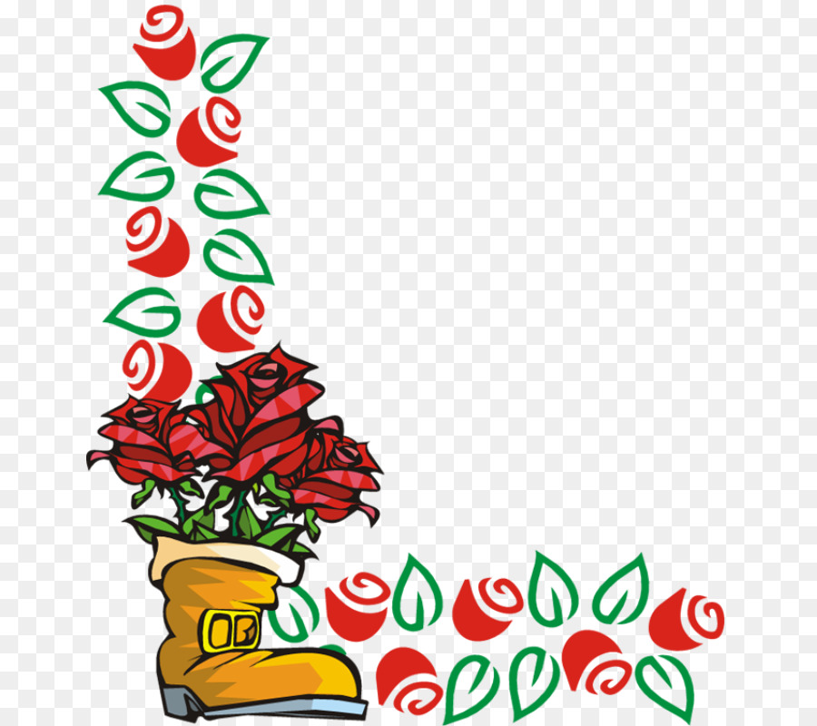 цветочный дизайн，Рождественская елка PNG