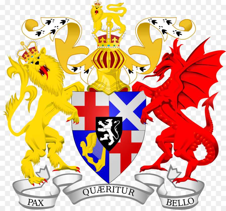 герб，королевский герб Соединенного Королевства PNG