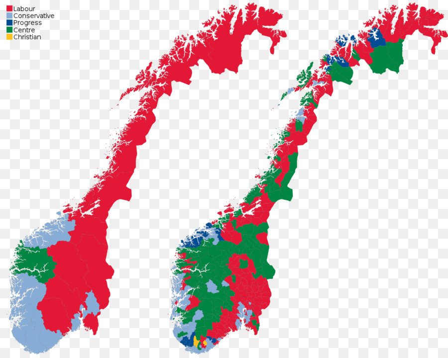 Политическая карта норвегии