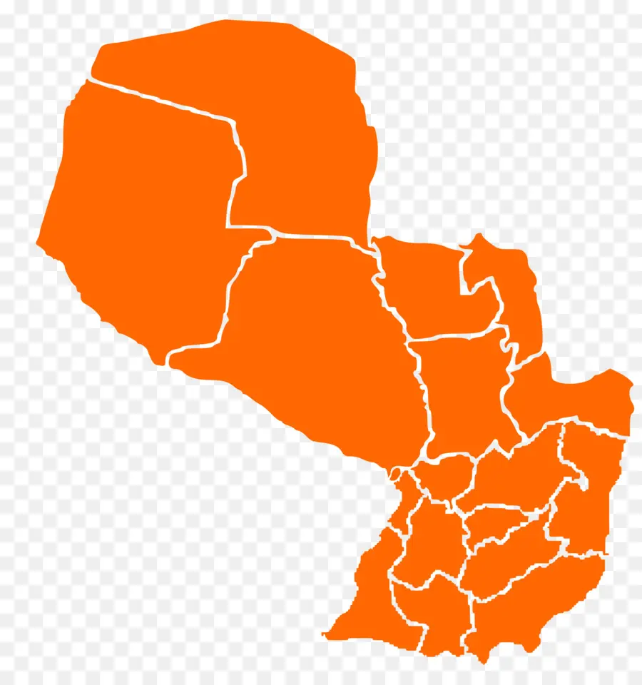 Парагвай，карте PNG